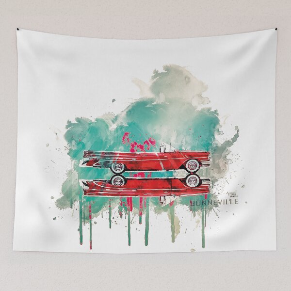 Item preview, Pontiac Bonneville cabriolet splash art designed and sold by Aaaah Eeeek  Studio.