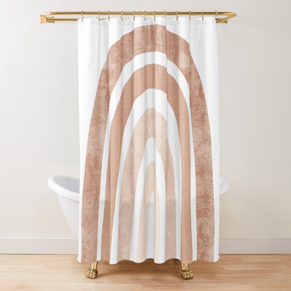 "Neutral boho Rainbow" Shower Curtain for Sale by MissBelle Redbubble