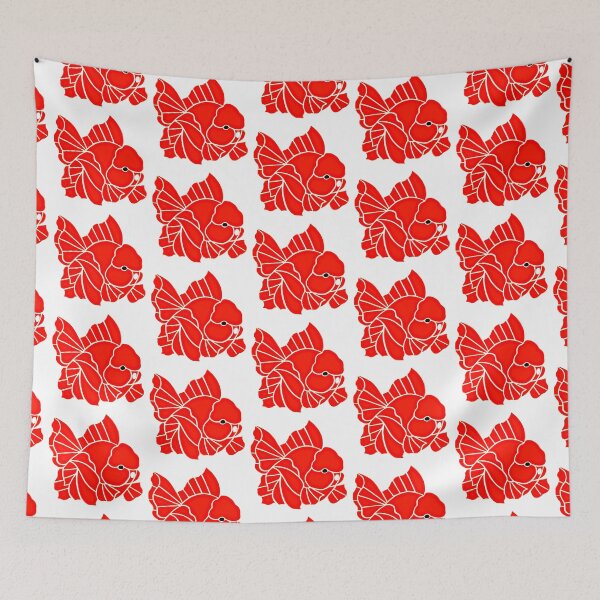 Item preview, Oranda Full Red Goldfish Logo 17 C designed and sold by Nosnah.