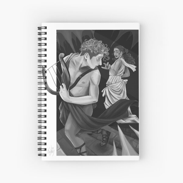 Orpheus and Eurydice Spiral Notebook