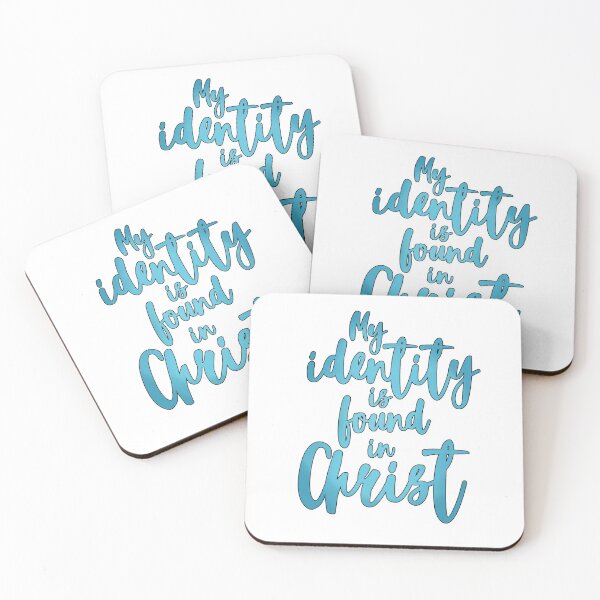 Item preview, Christian quote My identity is found in Christ designed and sold by pureheartvision.
