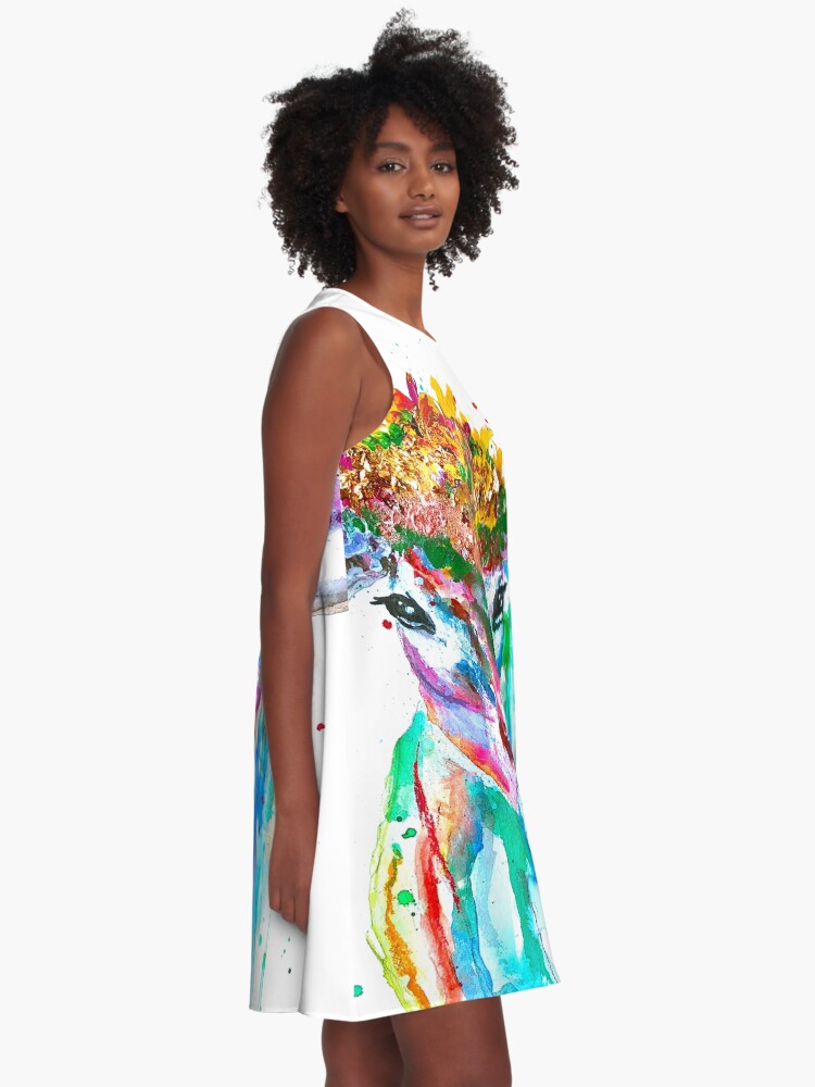 Alternate view of I am so 'Cow' A-Line Dress
