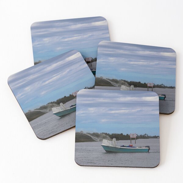 Item preview, Net Casting on the Intracoastal Waterway designed and sold by banditandkoko.