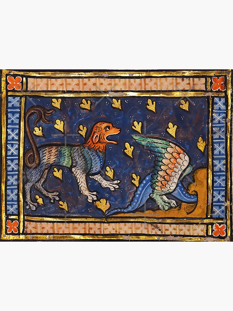 THE LION AND DRAGON Medieval Bestiary by BulganLumini