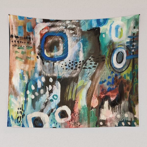 Item preview, Waterworks / Abstract / OOAK / Modern Art / Contemporary Art / Home decor / designed and sold by artenvironments.