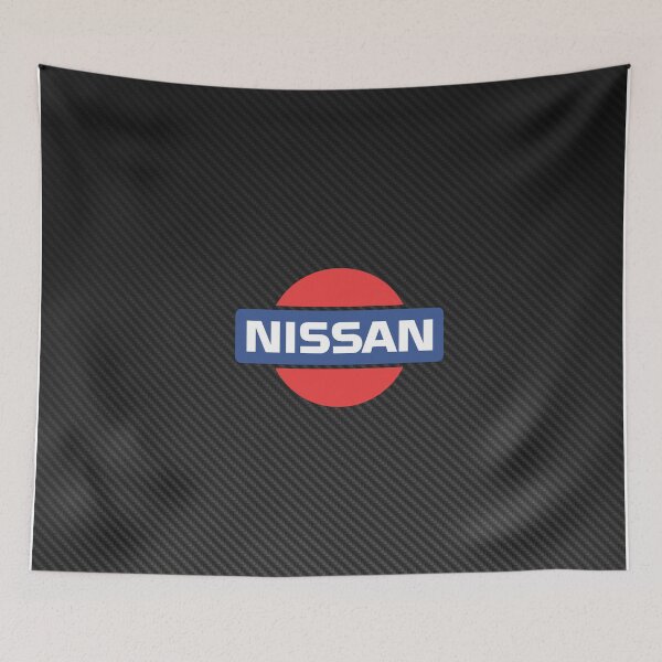 Item preview, Nissan Logo Carbon Background designed and sold by Road To Track.