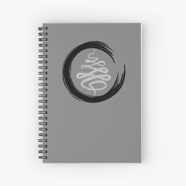 Zen Circle shade Spiral Notebook