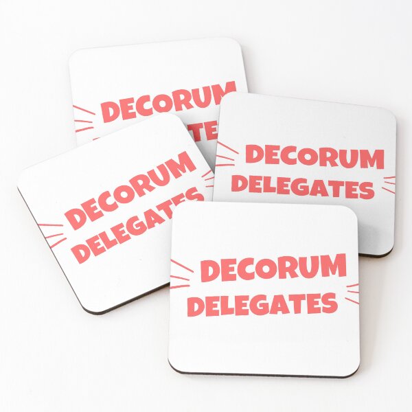 Item preview, Decorum Delegates designed and sold by MUN01.