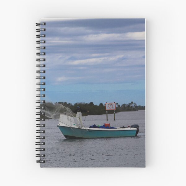 Item preview, Net Casting on the Intracoastal Waterway designed and sold by banditandkoko.