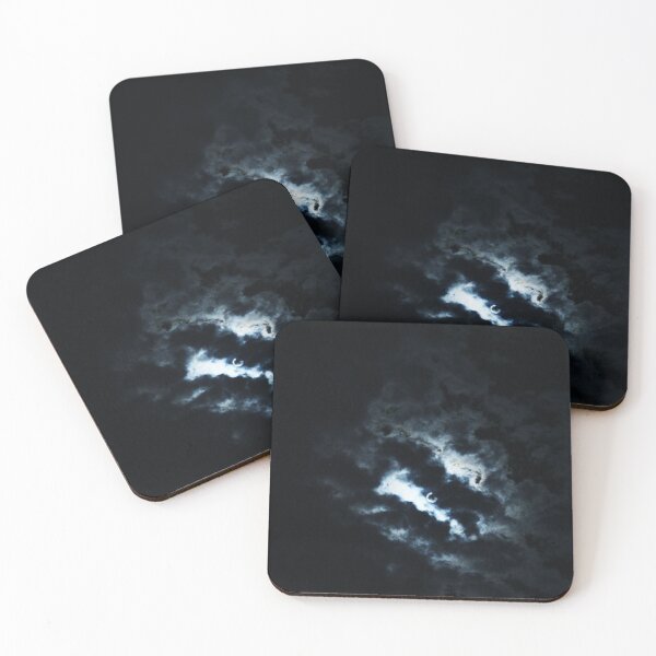 Item preview, Blue Cloudy Sky Full Moon designed and sold by Cas Corbin.