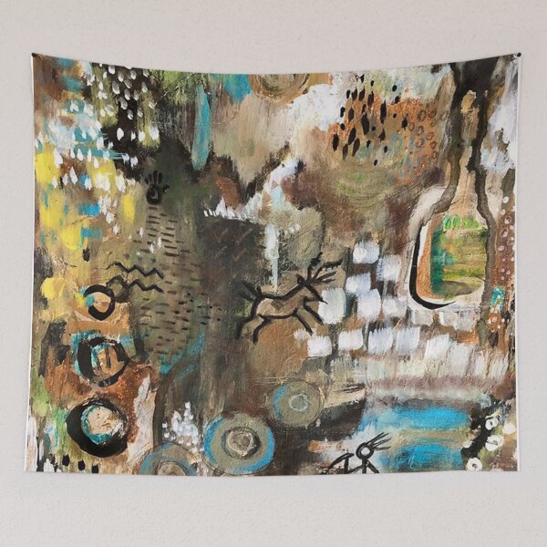 Item preview, Written in Agate / Original / OOAK Abstract / Modern / Contemporary / Home Decor / designed and sold by artenvironments.