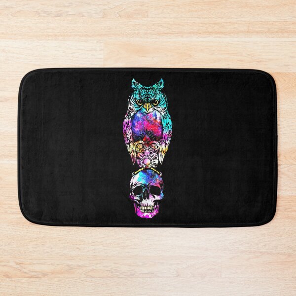 Item preview, Halloween Gothic Skull With Owl Omen Of Death designed and sold by UniQueensShop.