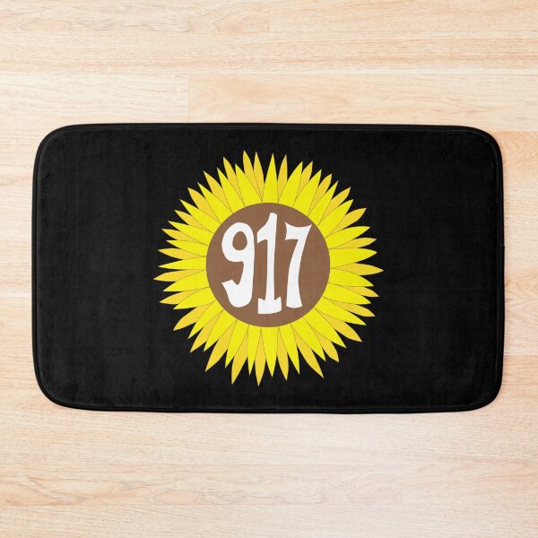 Item preview, Hand Drawn New York Sunflower 917 Area Code designed and sold by itsrturn.