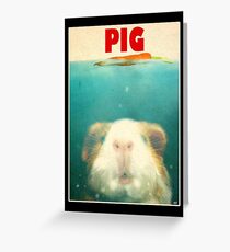 Little Sea Pig Greeting Card