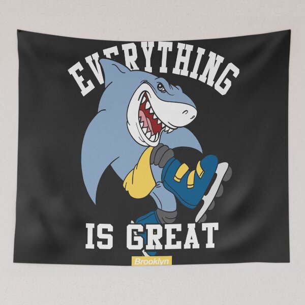 Item preview, Cool shark designed and sold by leen12 Art Designs Prints.
