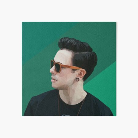 Nathan Sharp Low Poly Art Art Board Print