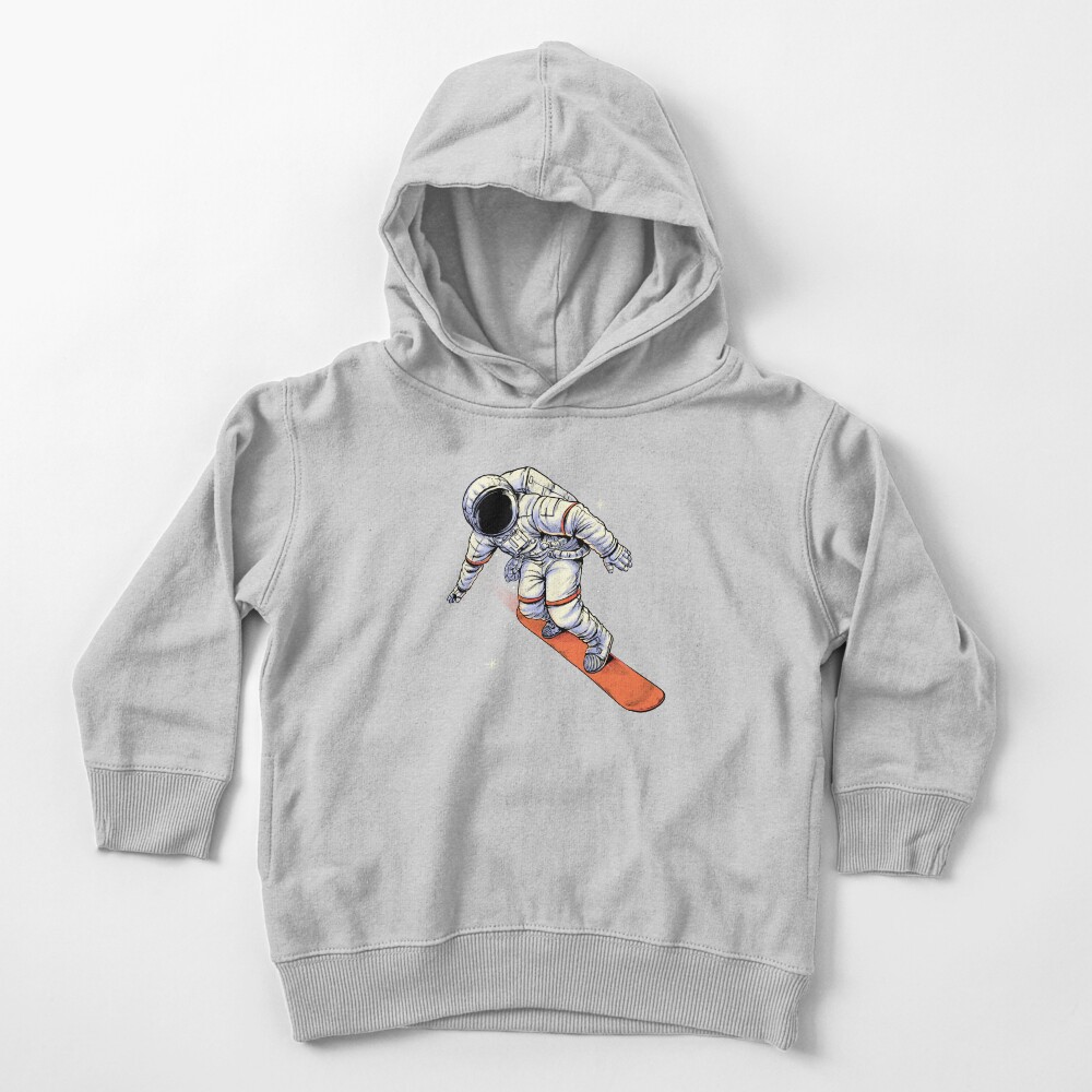 Spaceboarding Toddler Pullover Hoodie