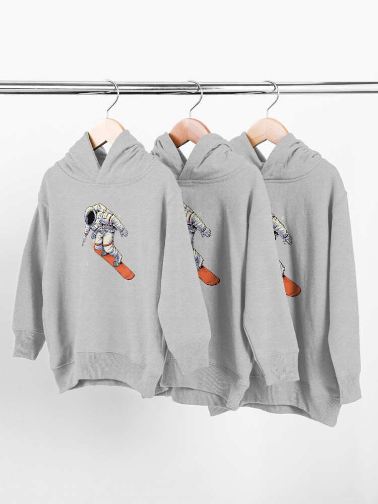 Alternate view of Spaceboarding Toddler Pullover Hoodie