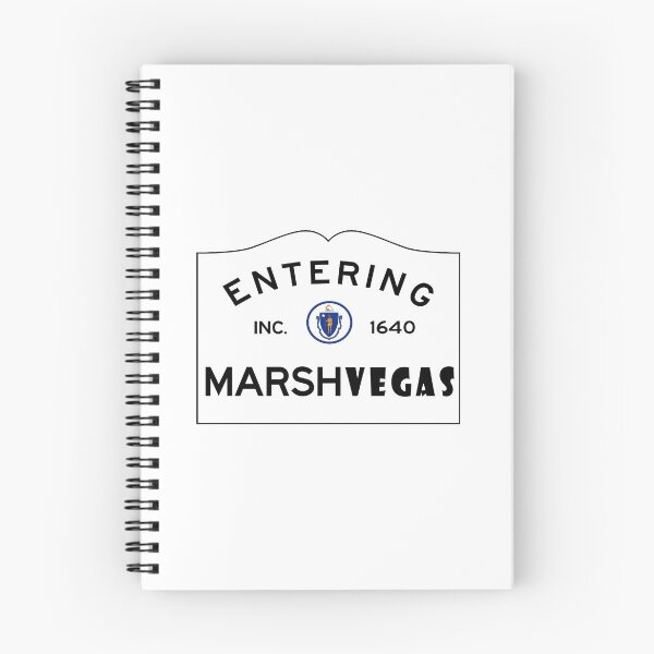 Item preview, Entering MarshVegas Road Sign - aka Marshfield, Massachusetts designed and sold by SouthShorePics.