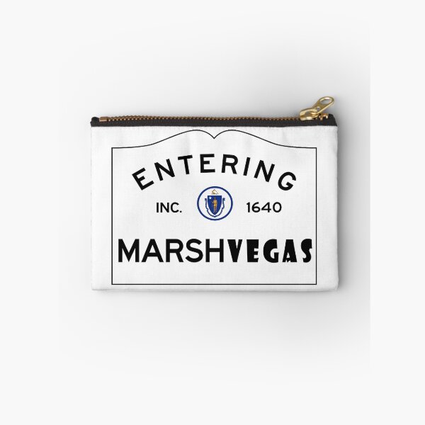Item preview, Entering MarshVegas Road Sign - aka Marshfield, Massachusetts designed and sold by SouthShorePics.