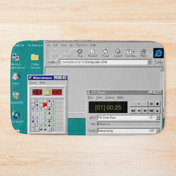 Item preview, Windows 95 Desktop designed and sold by LowStreetwear.