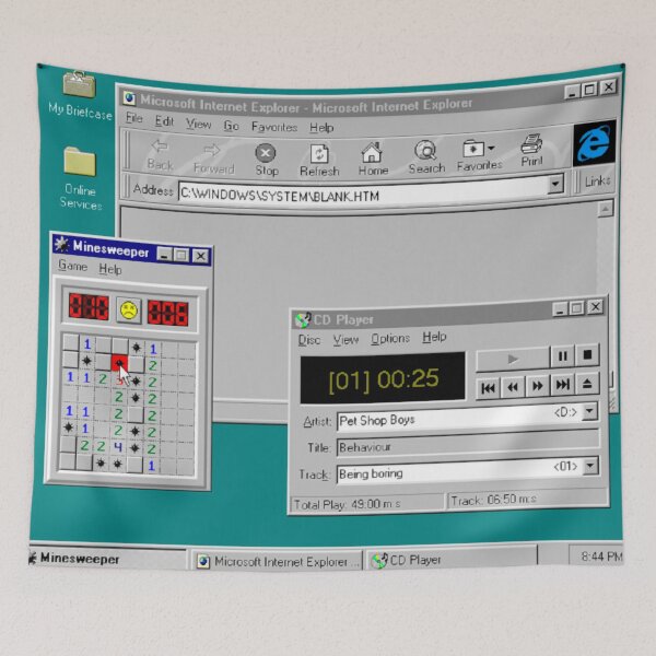Item preview, Windows 95 Desktop designed and sold by LowStreetwear.