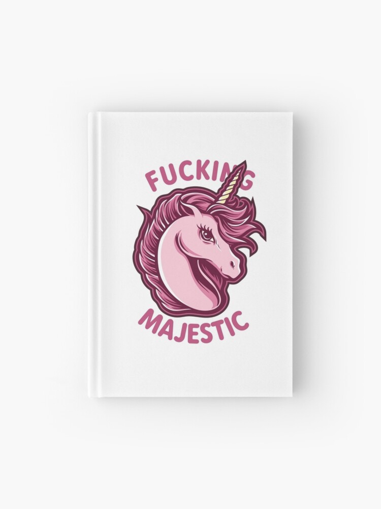 Fucking Majestic Unicorn Feminist Emblem Logo Social Statement