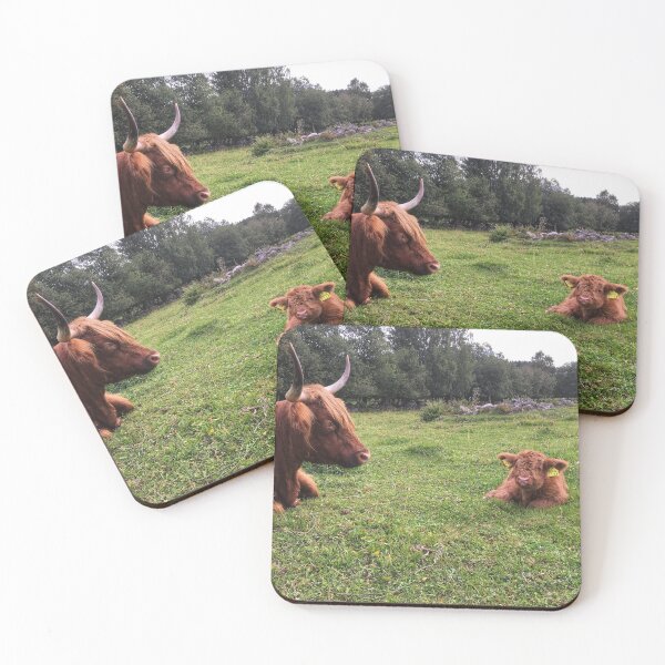Item preview, Scottish Highland Cattle Calf 1807 designed and sold by SaarelaHighland.