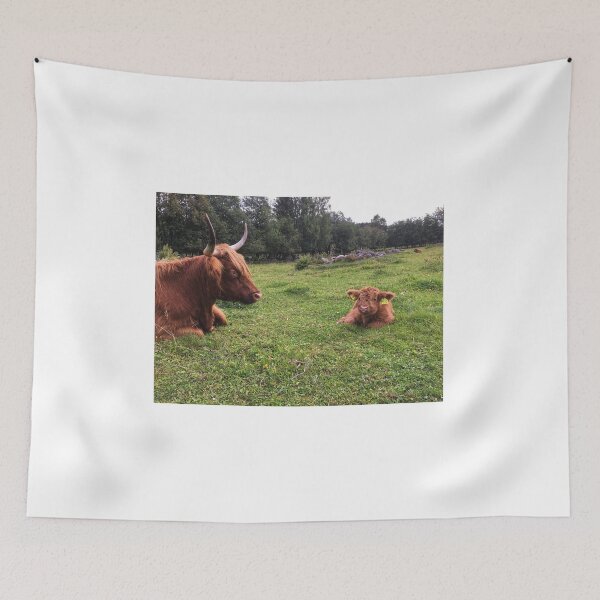 Item preview, Scottish Highland Cattle Calf 1807 designed and sold by SaarelaHighland.