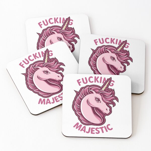 Item preview, Fucking Majestic Unicorn Feminist Emblem Logo Social Statement Rude Funny designed and sold by M3G4MERCH.