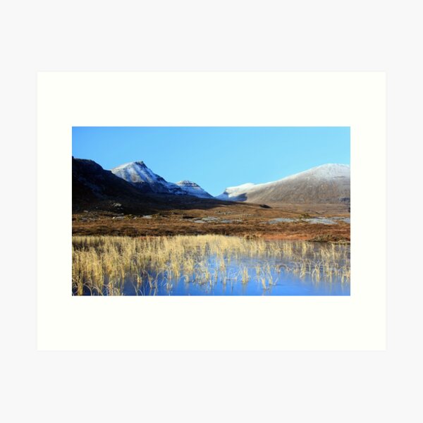 Item preview, Quinag  and lochan winter scene designed and sold by beavo.