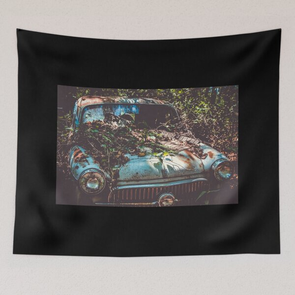 Item preview, Abandoned Classic Blue Car designed and sold by Cas Corbin.
