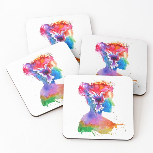 Item preview, Inner Lands - Woman Silhouette with bird designed and sold by Elaine Puhek.
