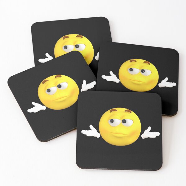 Item preview, Emoji Emoticon Smiley Not Me Smirk Face designed and sold by BalloonPrints.