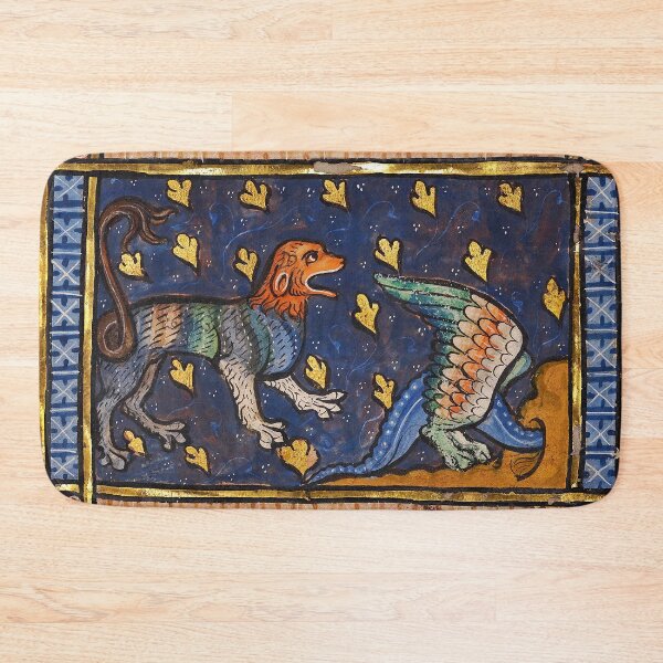 Item preview, THE LION AND DRAGON Medieval Bestiary designed and sold by BulganLumini.