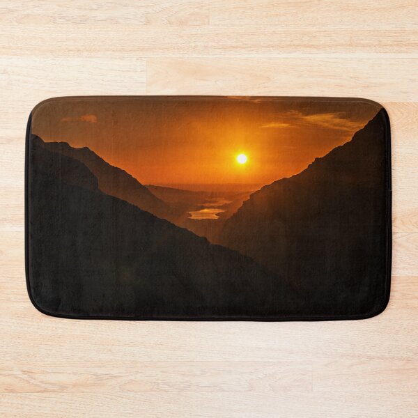Item preview, Sunset over Padarn Lake near Snowdon designed and sold by DafyddEm.