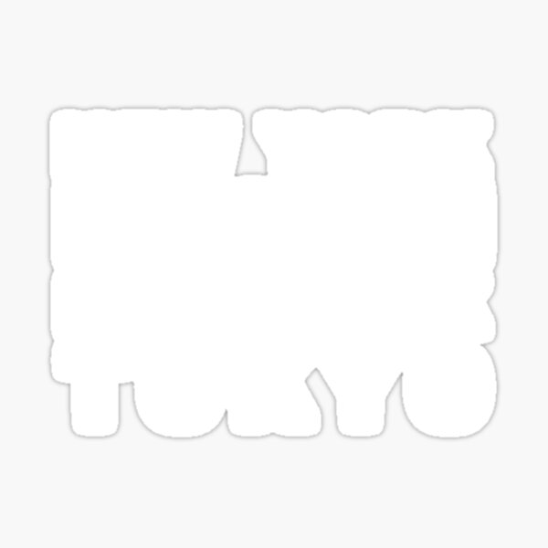 Bangkok-Centric WHITE Sticker
