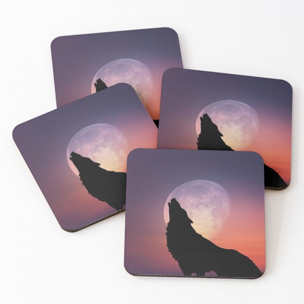 Item preview, Wolf Howling at the Moon designed and sold by BetterDesigns4U.