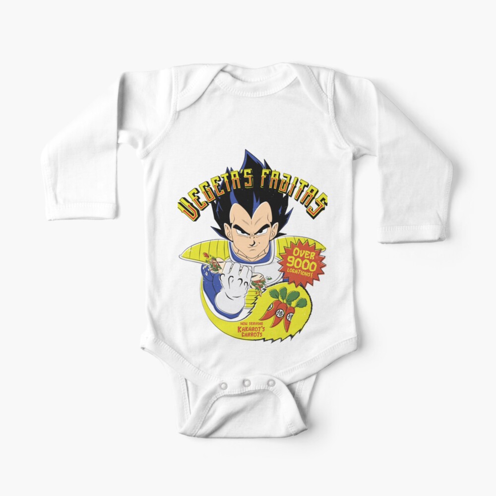 Body Para Bebe Fajitas De Vegeta Mas De 9000 Ubicaciones De Pezrulez Redbubble