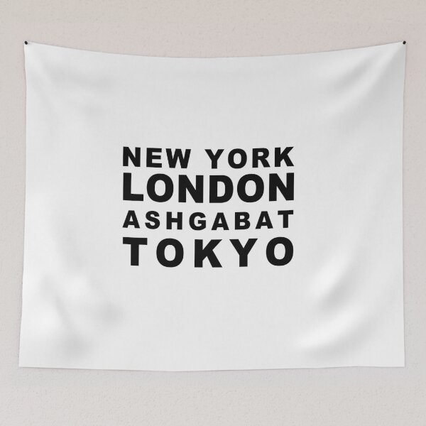 Item preview, Ashgabat-Centric BLACK designed and sold by RazakSM.
