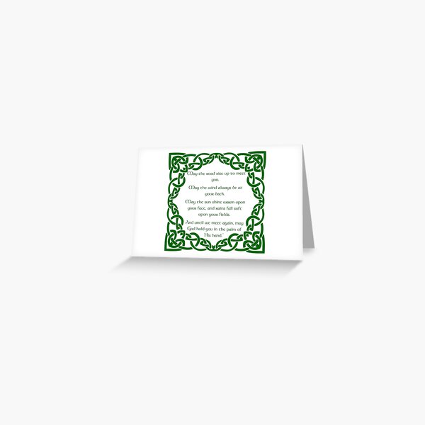Item preview, May the road rise up to meet you - Traditional Irish blessing designed and sold by harrizon.