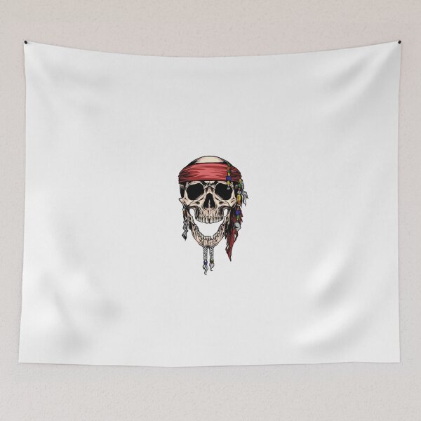 Item preview, Skull of a dead Jack Sparrow, a pirate who laughs designed and sold by Astalawistababy.