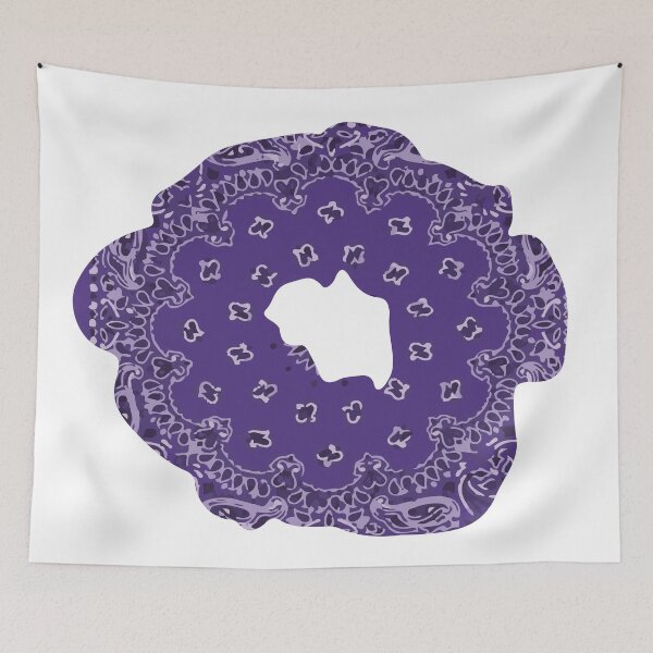 Item preview, Purple Bandana Vsco Girl Scrunchy designed and sold by blissery.