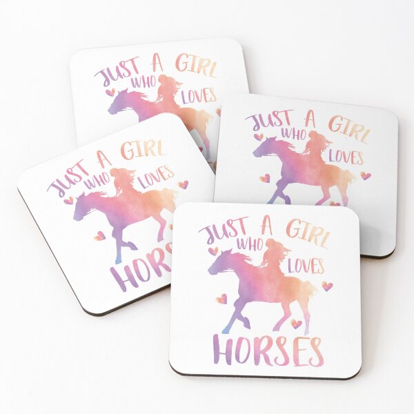 Item preview, Just a girl who loves Horses designed and sold by PrettyPittie Shop.