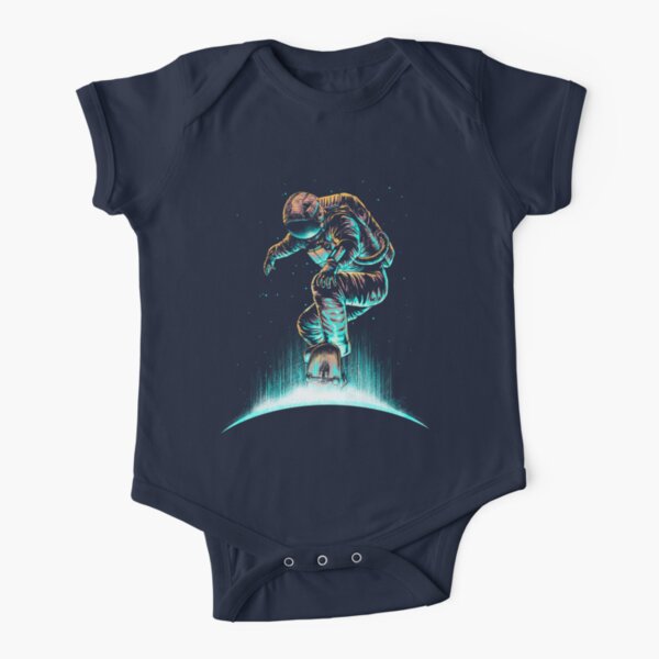 Space Grind Short Sleeve Baby One-Piece
