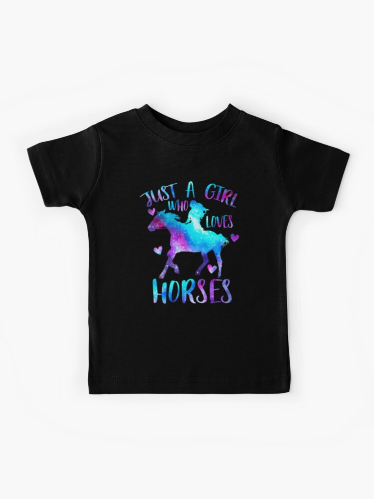 Just A Girl Who Loves Horses T-Shirt Just A Girl Who Loves Horses T-Shirt