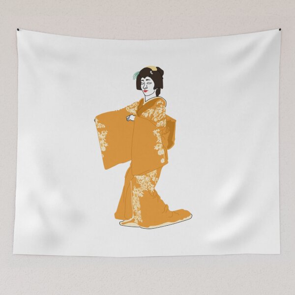 Item preview, Gardenia Kimono Motif designed and sold by KHRArts.