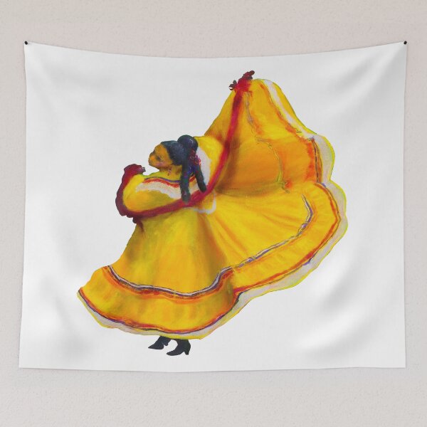 Item preview, Baile Folklorico Vestido Amarillo designed and sold by Ivan Ramirez.