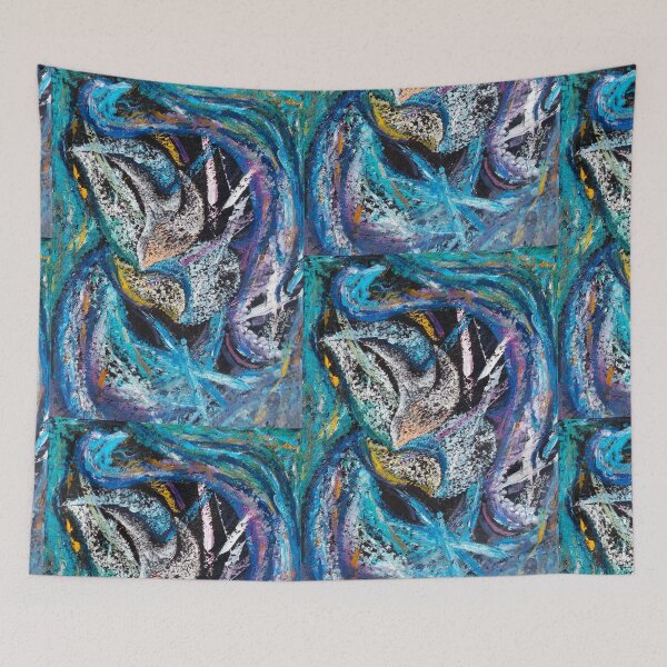 Item preview, Blue Lily Abstract Art designed and sold by BBS ART.