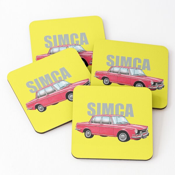 Item preview, Simca 1301 / 1501 Saloon illustration with text  designed and sold by Retroblast.
